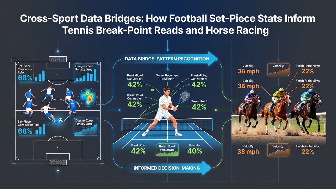 Chart illustrating correlations between set-piece efficiency, break-point conversion, and draw bias impacts on accumulator outcomes