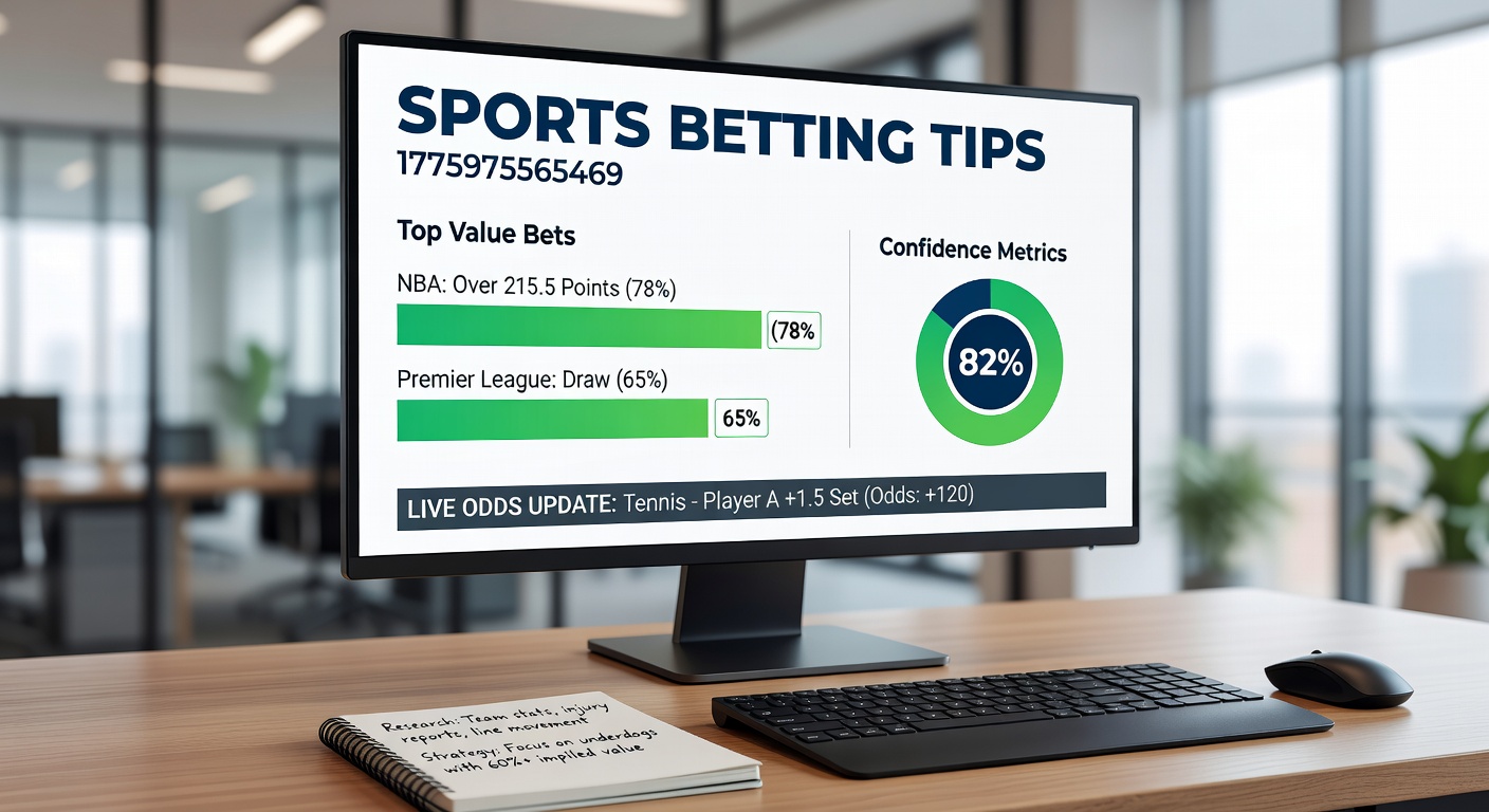 Infographic detailing key sports betting metrics, from player prop trends to line movement analysis in live wagering scenarios